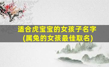 适合虎宝宝的女孩子名字(属兔的女孩最佳取名)