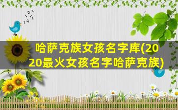 哈萨克族女孩名字库(2020最火女孩名字哈萨克族)